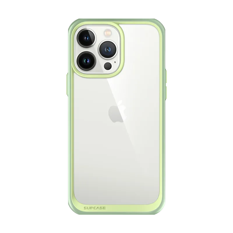 Classic Grip Hybrid Edge Finish iPhone 13 Pro Max 6.7 inch Unicorn Beetle Style Slim Clear Case-Mint Green