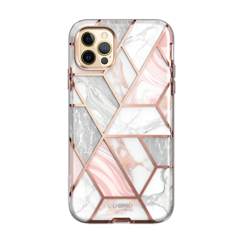 Comfort Pattern Texture Elegant Style iPhone 13 Pro Max Cosmo Case - Marble Pink