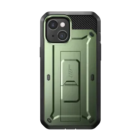 iPhone 14 6.1 inch Unicorn Beetle PRO Rugged Case-Dark Green Flexible Shell Full Coverage