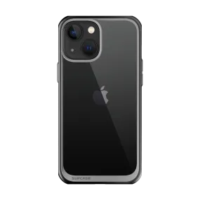 iPhone 14 6.1 inch Unicorn Beetle Style Slim Clear Case-Black Comfort Edge Texture