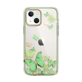 Soft Surface Layer Comfort touch iPhone 14 Plus Cosmo Case -GreenFly