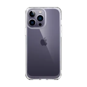 Soft Frame Hybrid Finish Texture iPhone 14 Pro 6.1 inch Unicorn Beetle Style Slim Clear Case-Clear