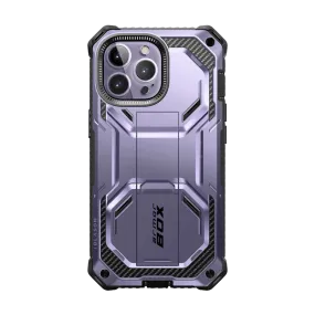 Compact Style iPhone 14 Pro Armorbox Case - Metallic Purple