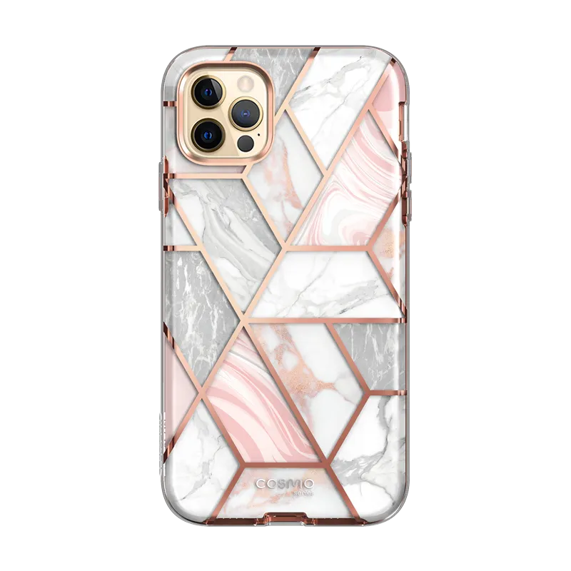 iPhone 14 Pro Cosmo Case - Marble Pink Lightweight Shell
