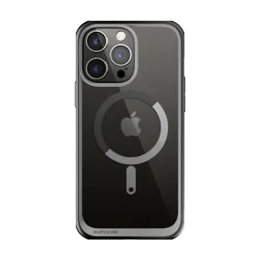 Elegant Shield iPhone 14 Pro Max 6.7 inch Unicorn Beetle MAG Slim Clear MagSafe Case-Black