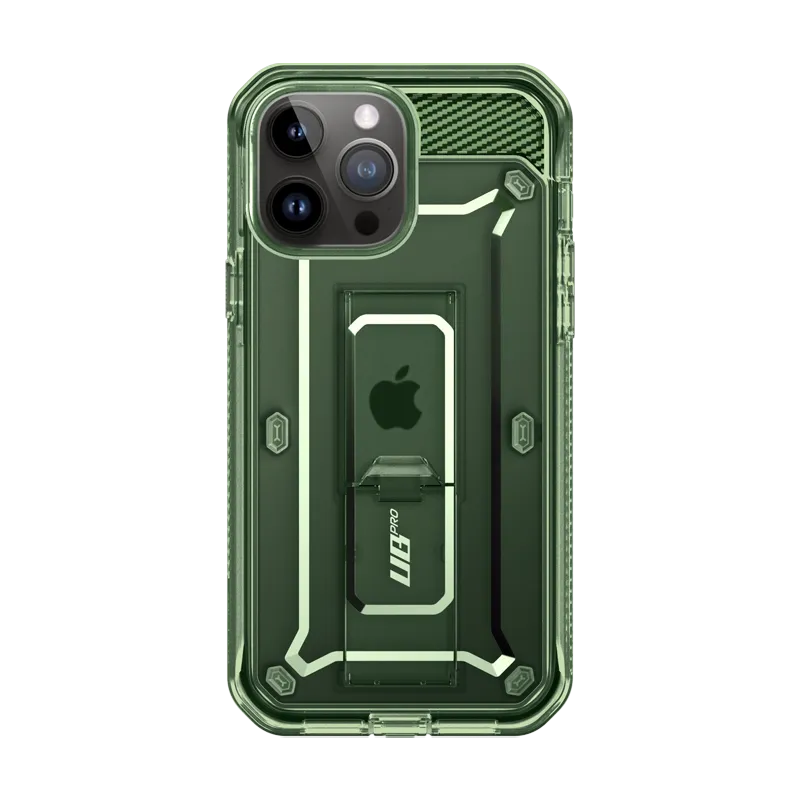 Ultra light iPhone 14 Pro Max 6.7 inch Unicorn Beetle PRO Rugged Case-Green Fog