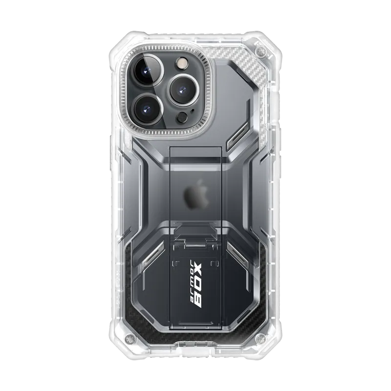 Wireless Compatible Gift Choice iPhone 14 Pro Max Armorbox Case - Frost