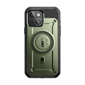 Gloss Touch Pocket Friendly iPhone 15 6.1 inch Unicorn Beetle PRO MAG Rugged Case-Dark Green
