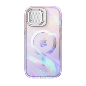 Hybrid Touch iPhone 15 Cosmo Mag Case - Pink Laser