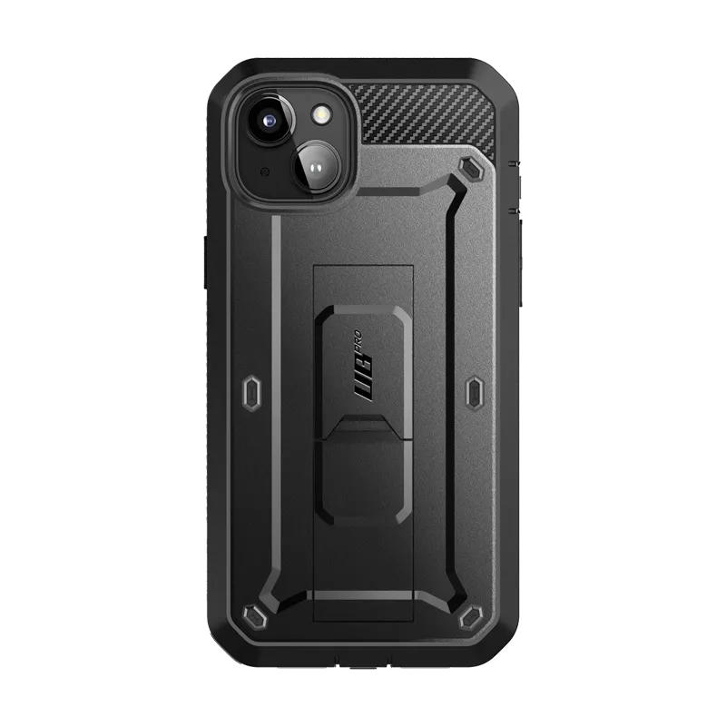 Protective Outline Premium Surface Texture iPhone 15 Plus 6.7 inch Unicorn Beetle PRO Rugged Case-Black