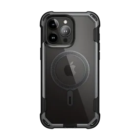 custom design Protective Frame iPhone 15 Pro Ares Mag Case - Black