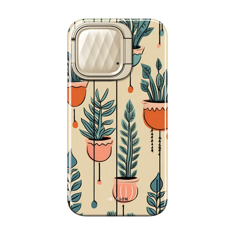 Personal Style Clear Texture iPhone 15 Pro Cosmo Mag Case - Eucalyptus