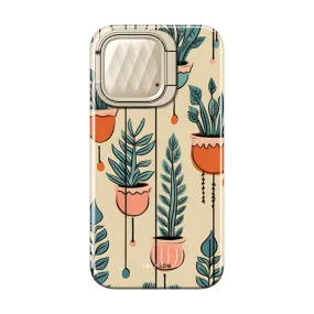 Personal Style Clear Texture iPhone 15 Pro Cosmo Mag Case - Eucalyptus