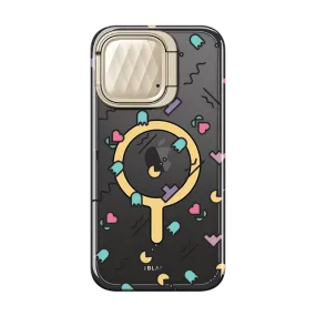 Flexible Edge Screen Bumper iPhone 15 Pro Cosmo Mag Case - Pacman