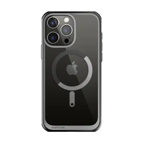 Shock Absorption Layer Pocket Size iPhone 15 Pro Max 6.7 inch Unicorn Beetle MAG Slim Clear MagSafe Case-Black