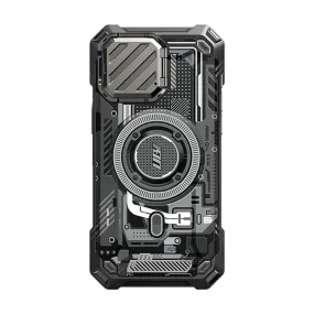 iPhone 15 Pro Max 6.7 inch Unicorn Beetle MAG XT MagSafe Case- Black Circuit Simple Style Premium Material