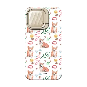 Flexible Layer Design iPhone 15 Pro Max Cosmo Mag Case - Corgi