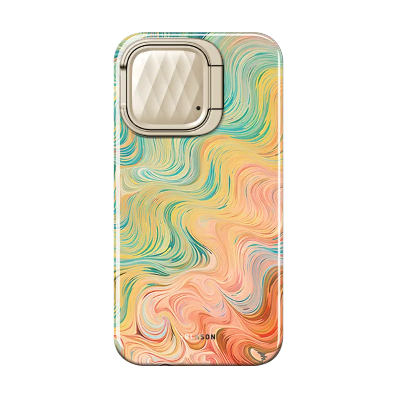 iPhone 15 Pro Max Cosmo Mag Case - Watercolor Protective Form Texture