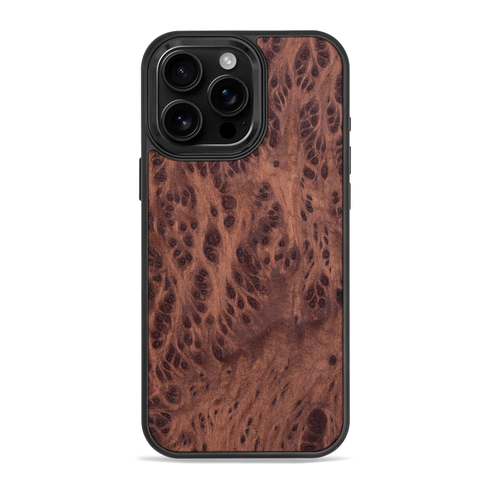 Compact Design iPhone 15 Pro Max Slim Wood Case
