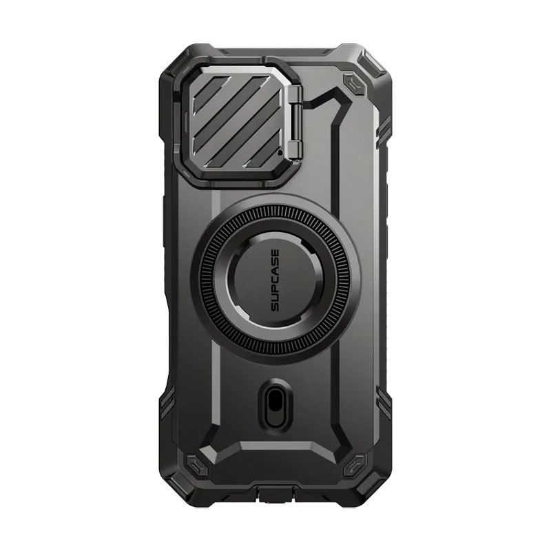 Hybrid Material iPhone 16 6.1 inch Unicorn Beetle MAG XT MagSafe Case-Black