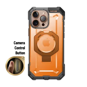 iPhone 16 Pro Max 6.9 inch UB Grip MagSafe Camera Control Button Phone Case-Magma Elegant Texture Layer Premium Build