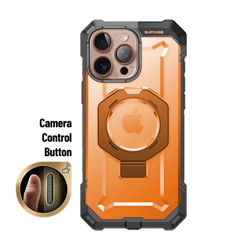 iPhone 16 Pro Max 6.9 inch UB Grip MagSafe Camera Control Button Phone Case-Magma Elegant Texture Layer Premium Build