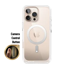 iPhone 16 Pro Max 6.9 inch Unicorn Beetle MAG Slim Clear MagSafe Camera Control Button Case-Clear Soft Detail