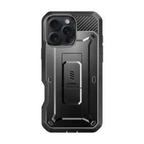 Stylish Touch iPhone 16 Pro Max 6.9 inch Unicorn Beetle PRO Rugged Case-Black