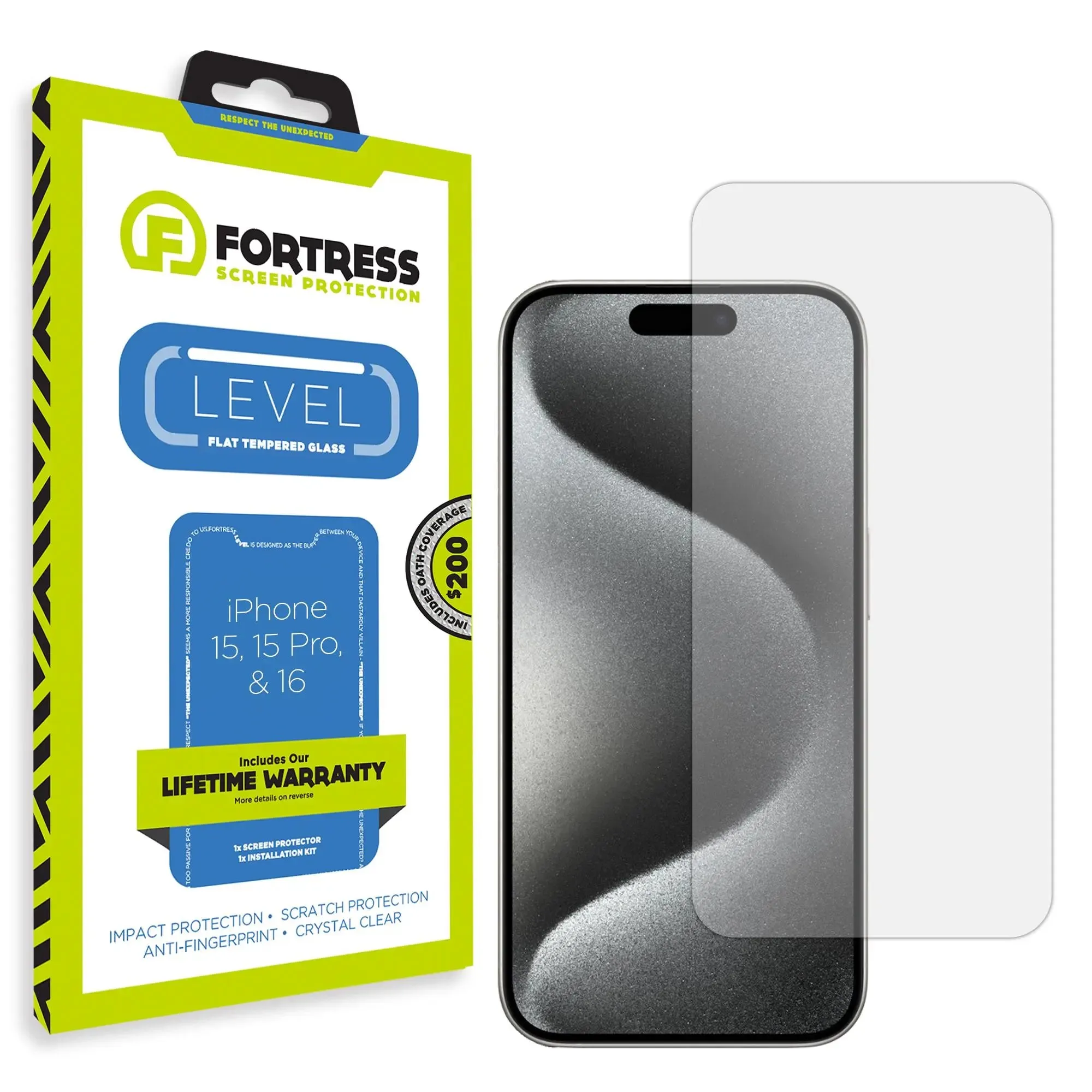Anti Reflection iPhone 16 Screen Protector Crystal Screen Pro