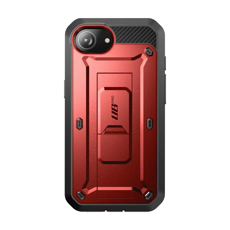 iPhone 16e  Unicorn Beetle Pro Rugged Case-Metallic Red Soft Finish Texture Urban Fashion