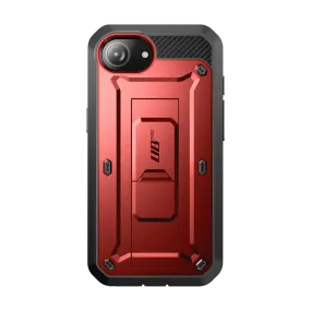 iPhone 16e  Unicorn Beetle Pro Rugged Case-Metallic Red Soft Finish Texture Urban Fashion