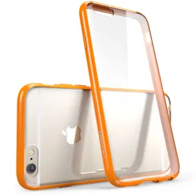 iPhone 6S Plus | 6 Plus Halo Case-Orange Slim Profile Soft Finish Texture