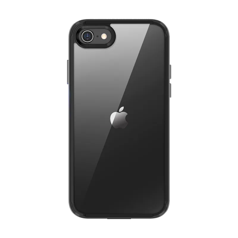 iPhone 7/ 8 Unicorn Beetle EDGE Clear Bumper Case-Black Shock Absorber Comfort Fit