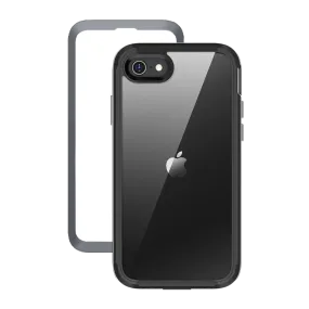 Modern Design Texture Smooth Outline iPhone 7/ 8 Unicorn Beetle EDGE with Screen Protector Clear Case-Black
