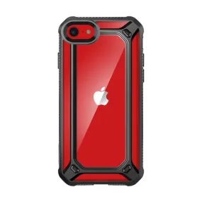 iPhone 7 / 8 Unicorn Beetle Exo Clear Case-Black Hybrid Shield Comfort Fit Edge