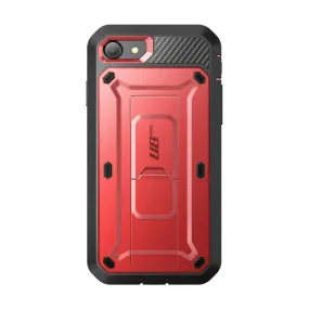 Classic Frame iPhone 7 / 8 Unicorn Beetle Pro Full-Body Case with Kickstand-Metallic Red