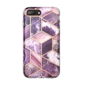Durable Design Texture Comfort Feel iPhone 8 Plus | 7 Plus Cosmo Case-Marble Purple