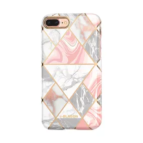 iPhone 8 Plus | 7 Plus Cosmo Lite Case-Marble Pink Minimal Texture
