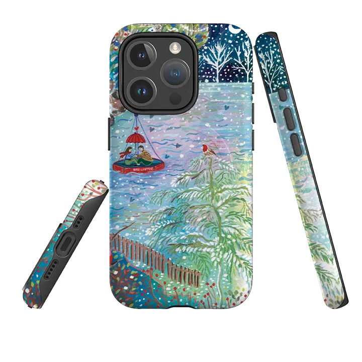 Durable Build iPhone MagSafe Tough Case - A Wee Winter Harbour By Emma Frances Grant