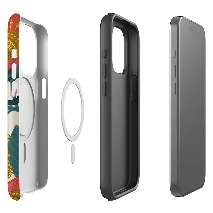 Durable Grip Pocket Safe iPhone MagSafe Tough Case - Abundance I By Nina Pace