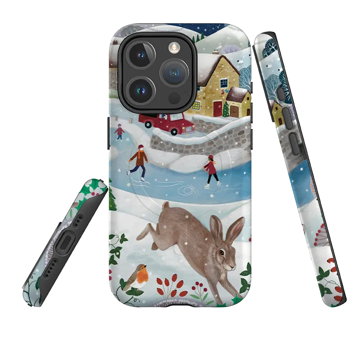 iPhone MagSafe Tough Case -  Advent Rabbit By Bex Parkin Premium Quality Hybrid Edge