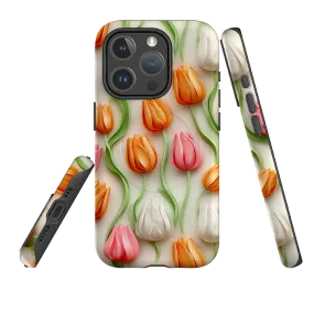iPhone MagSafe Tough Case - Alkmaar Tulips Comfort Pattern Texture