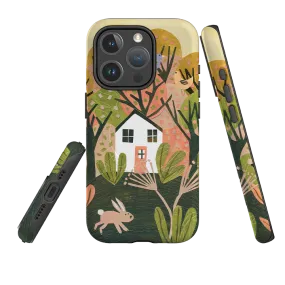 Minimal Design iPhone MagSafe Tough Case - Autumn Cottage By Tracey English