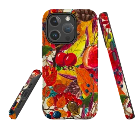 Luxury Pattern iPhone MagSafe Tough Case -  Autumn Fruits