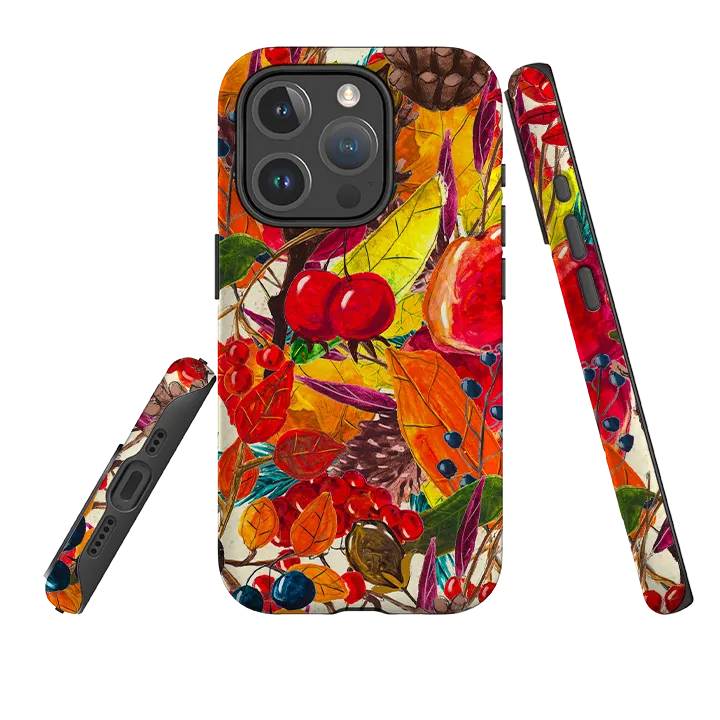 iPhone MagSafe Tough Case -  Autumn Fruits Everyday Carry Smooth Pattern Design