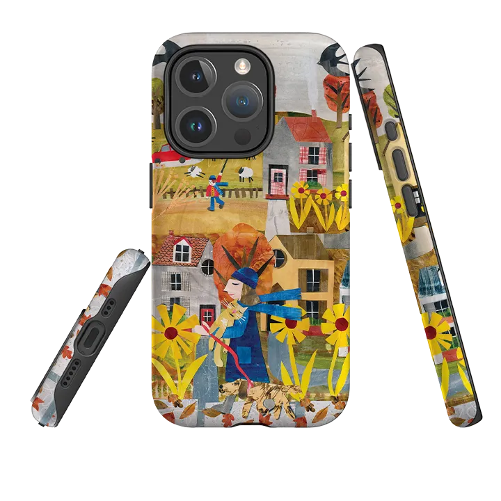 iPhone MagSafe Tough Case - Autumn Walk By Tracey English Protective Pattern Texture Camera Protection