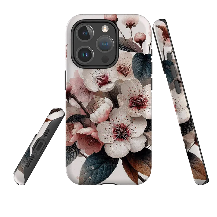 iPhone MagSafe Tough Case - Bala Floral Modern Build Texture