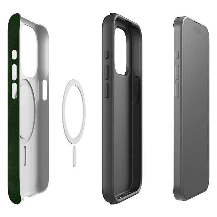 iPhone MagSafe Tough Case -  Big Bow Forest Green Everyday Use