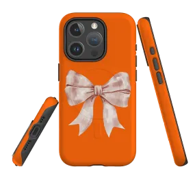Protective Form iPhone MagSafe Tough Case -  Big Bow Orange
