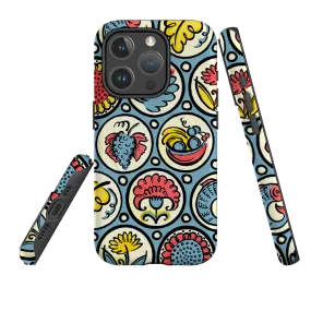 Hybrid Build iPhone MagSafe Tough Case - Birds, Fish & Fruit By Cressida Bell